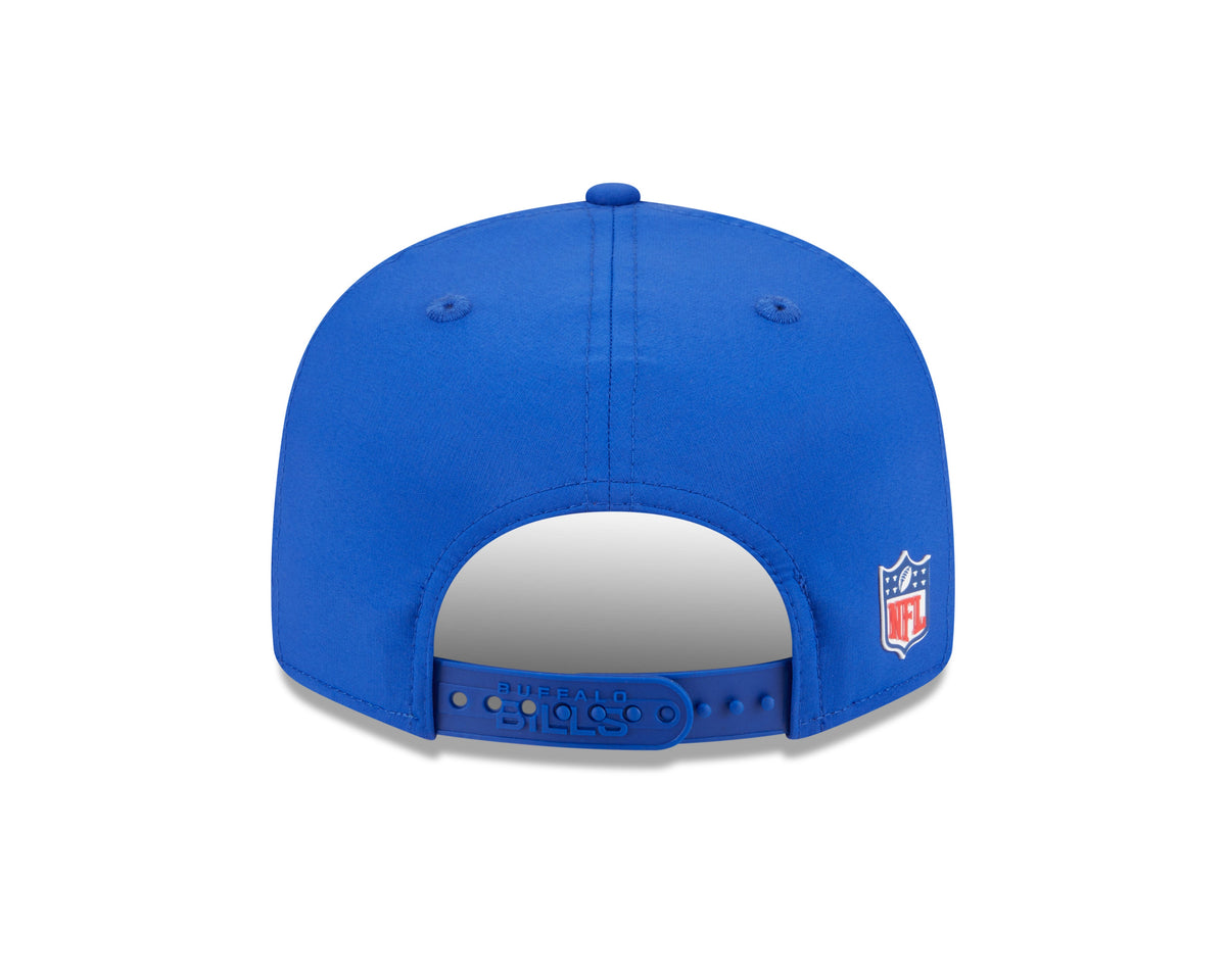 Buffalo Bills NFL New Era Men Royal Blue 9Fifty 2025 Sideline Hot Weather Split Panel Snapback product image 2, provided for