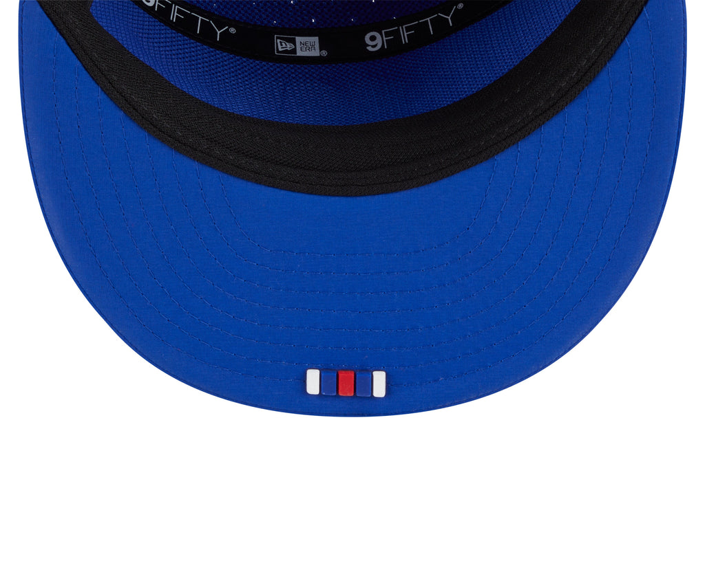Buffalo Bills NFL New Era Men Royal Blue 9Fifty 2025 Sideline Hot Weather Split Panel Snapback product image 4, provided for