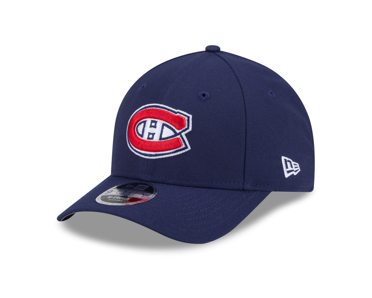 Montreal Canadiens NHL New Era Men Royal 9FORTY M-Crown Snapback Game Hat product image 1, provided for visual reference and