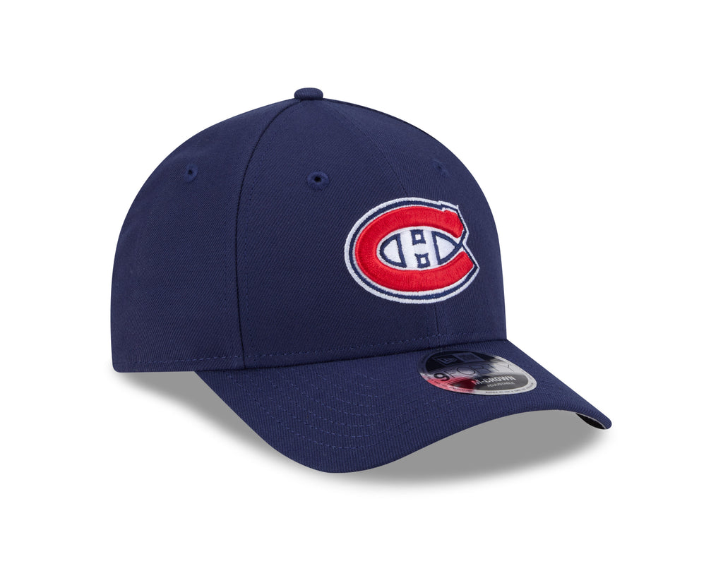 Montreal Canadiens NHL New Era Men Royal 9FORTY M-Crown Snapback Game Hat product image 4, provided for visual reference and