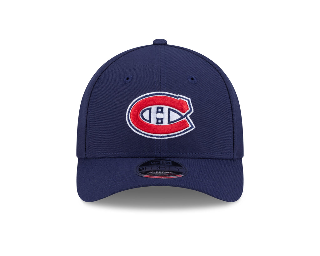 Montreal Canadiens NHL New Era Men Royal 9FORTY M-Crown Snapback Game Hat product image 5, provided for visual reference and
