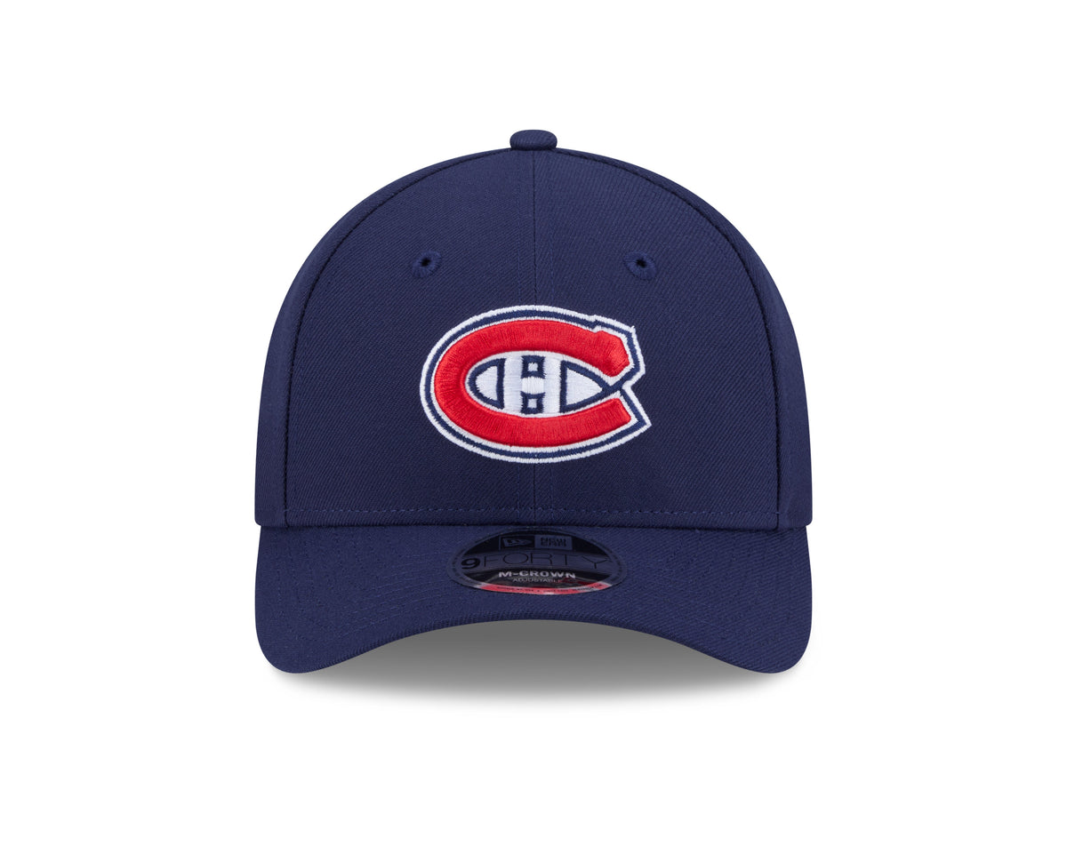 Montreal Canadiens NHL New Era Men Royal 9FORTY M-Crown Snapback Game Hat product image 5, provided for visual reference and