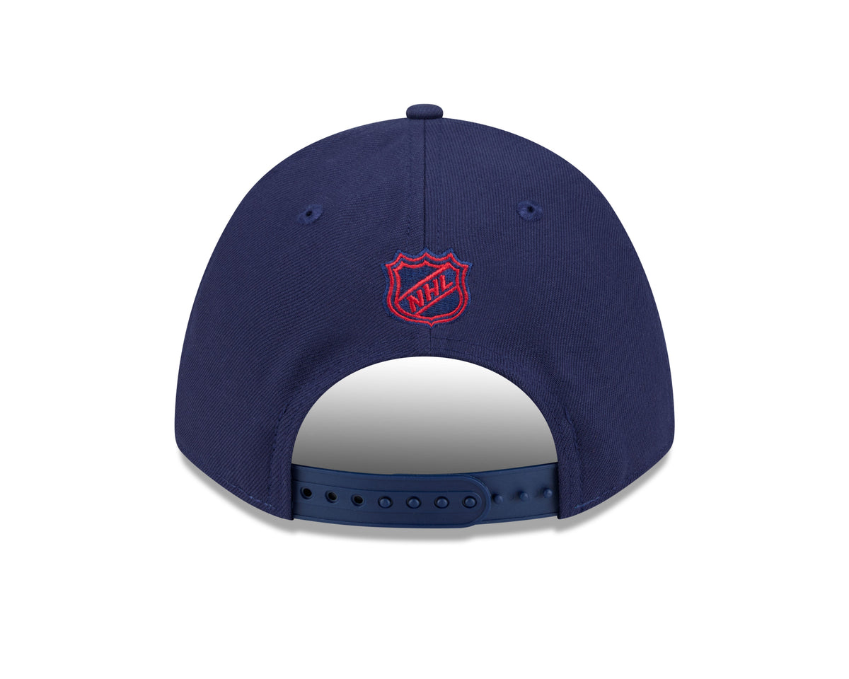 Montreal Canadiens NHL New Era Men Royal 9FORTY M-Crown Snapback Game Hat product image 2, provided for visual reference and