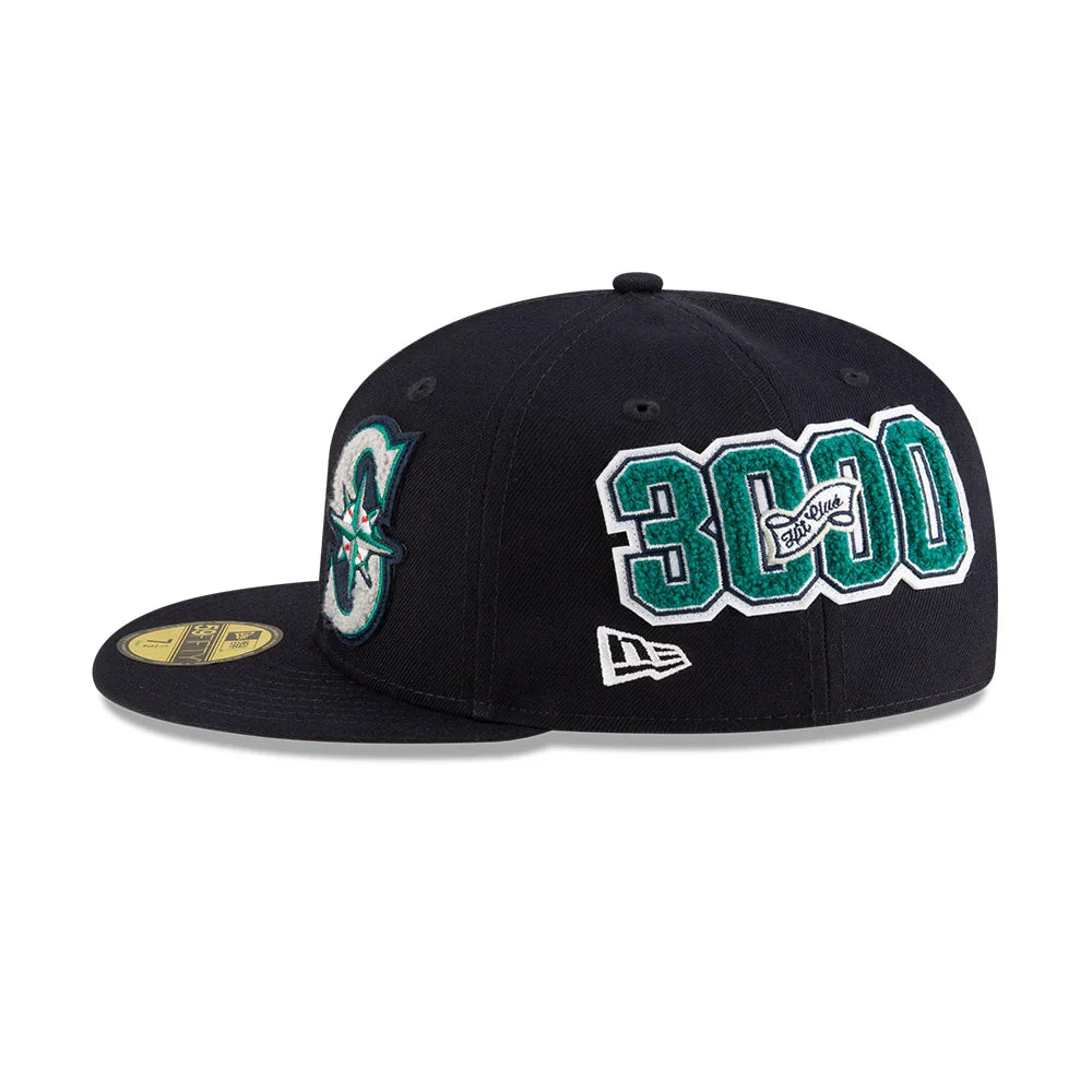 Ichiro Suzuki Hall Of Fame 2025 Seattle Mariners MLB New Era Men Navy 59Fifty Fitted Hat product image 6, provided for