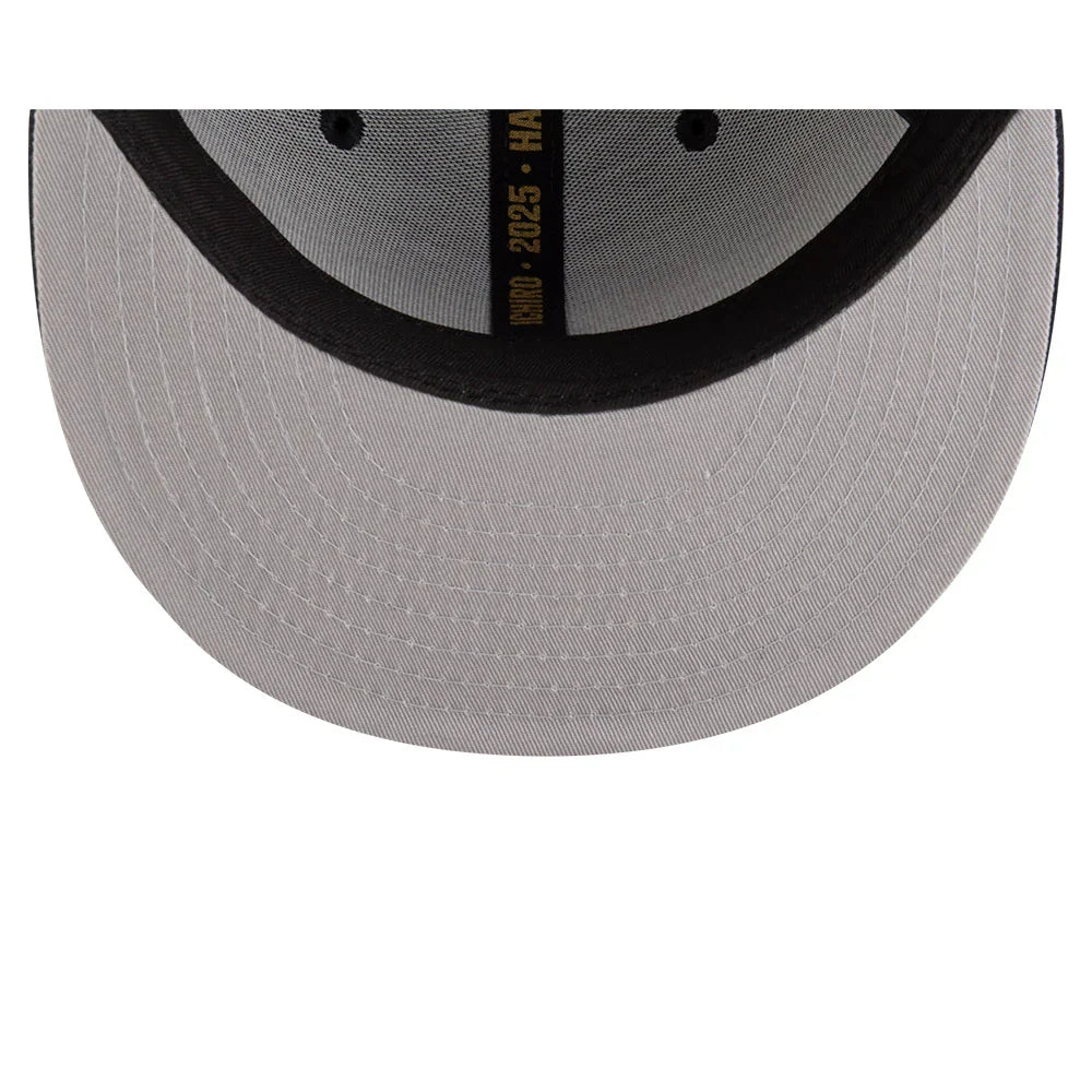 Ichiro Suzuki Hall Of Fame 2025 Seattle Mariners MLB New Era Men Navy 59Fifty Fitted Hat product image 3, provided for