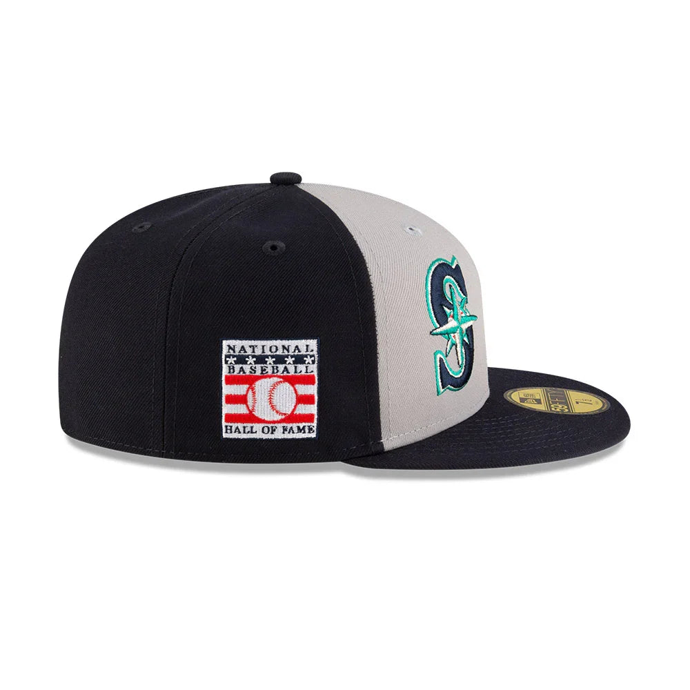 Ichiro Suzuki Hall Of Fame 2025 Seattle Mariners MLB New Era Men Navy/Grey 59Fifty Fitted Hat product image 6, provided for