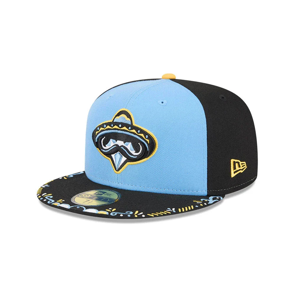 Arkansas Travelers MiLB New Era Men Royal/Navy 59Fifty Copa De La Diversion Fitted Hat product image 1, provided for visual