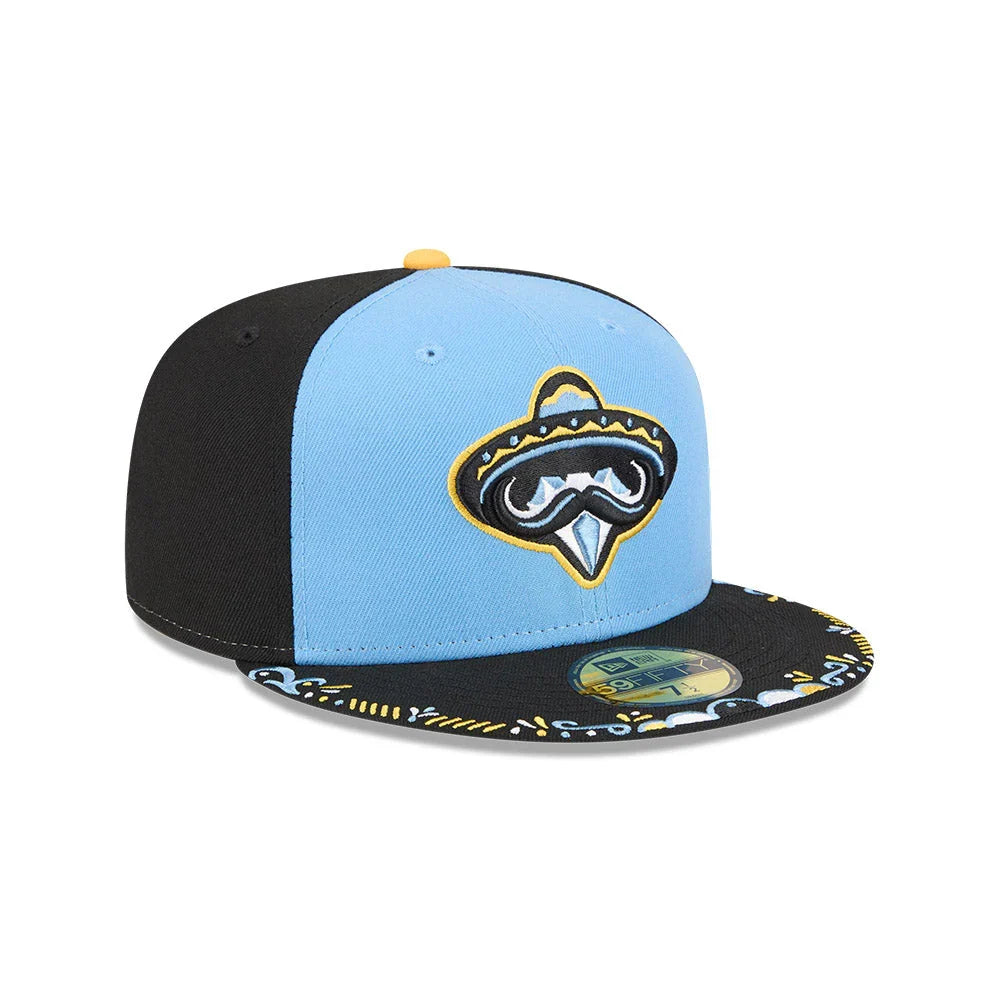 Arkansas Travelers MiLB New Era Men Royal/Navy 59Fifty Copa De La Diversion Fitted Hat product image 4, provided for visual