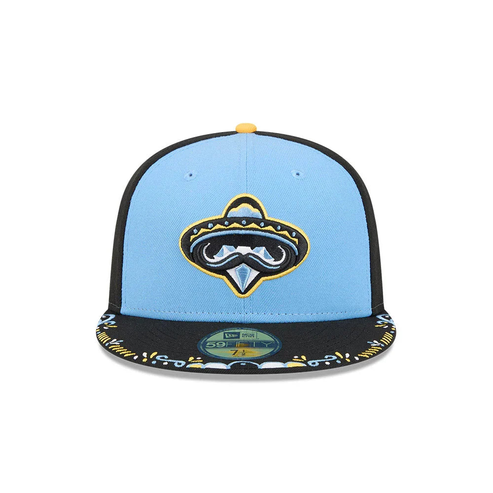 Arkansas Travelers MiLB New Era Men Royal/Navy 59Fifty Copa De La Diversion Fitted Hat product image 3, provided for visual