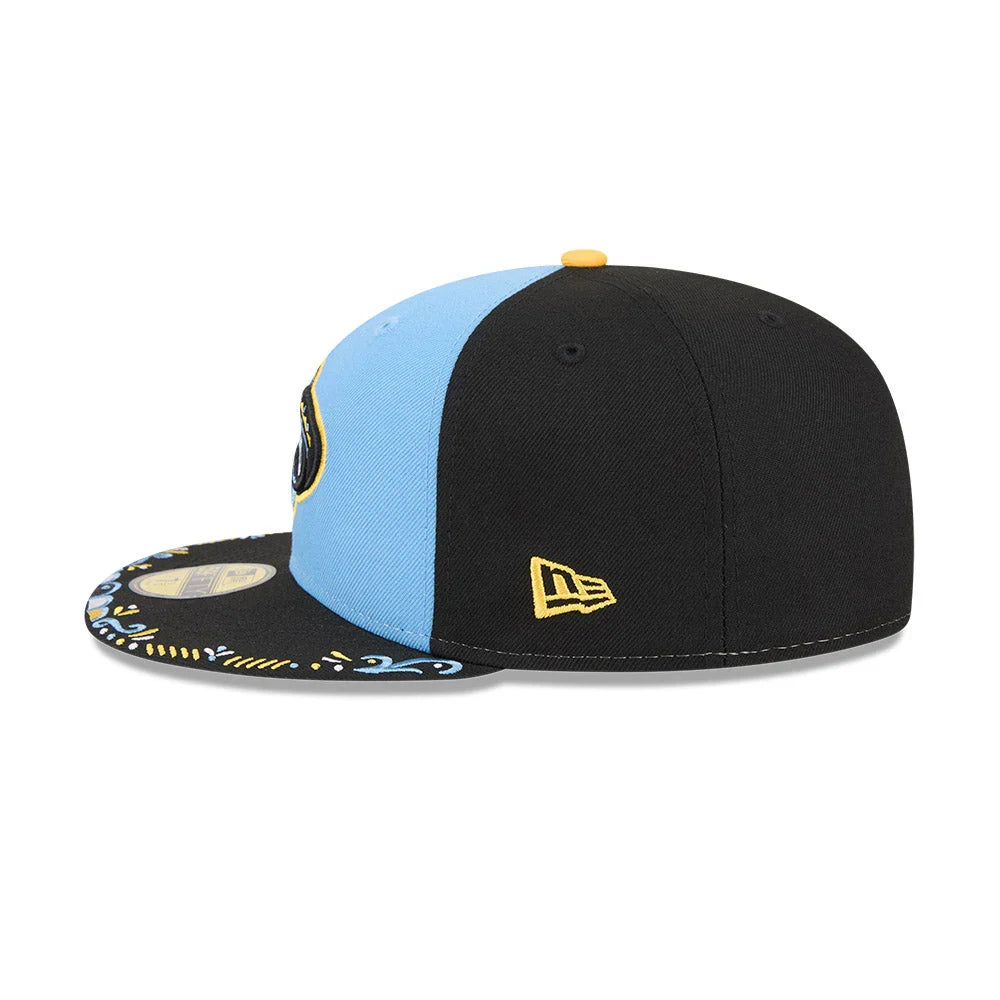 Arkansas Travelers MiLB New Era Men Royal/Navy 59Fifty Copa De La Diversion Fitted Hat product image 5, provided for visual