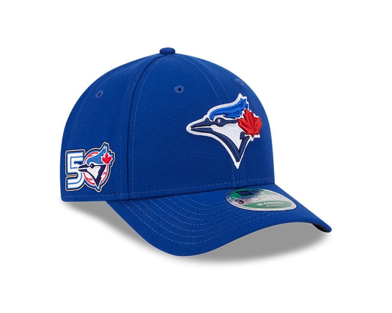 Toronto Blue Jays MLB New Era Men Royal 9Forty 50th Anniversary Side Patch Player Replica Snapback product image 1, provided
