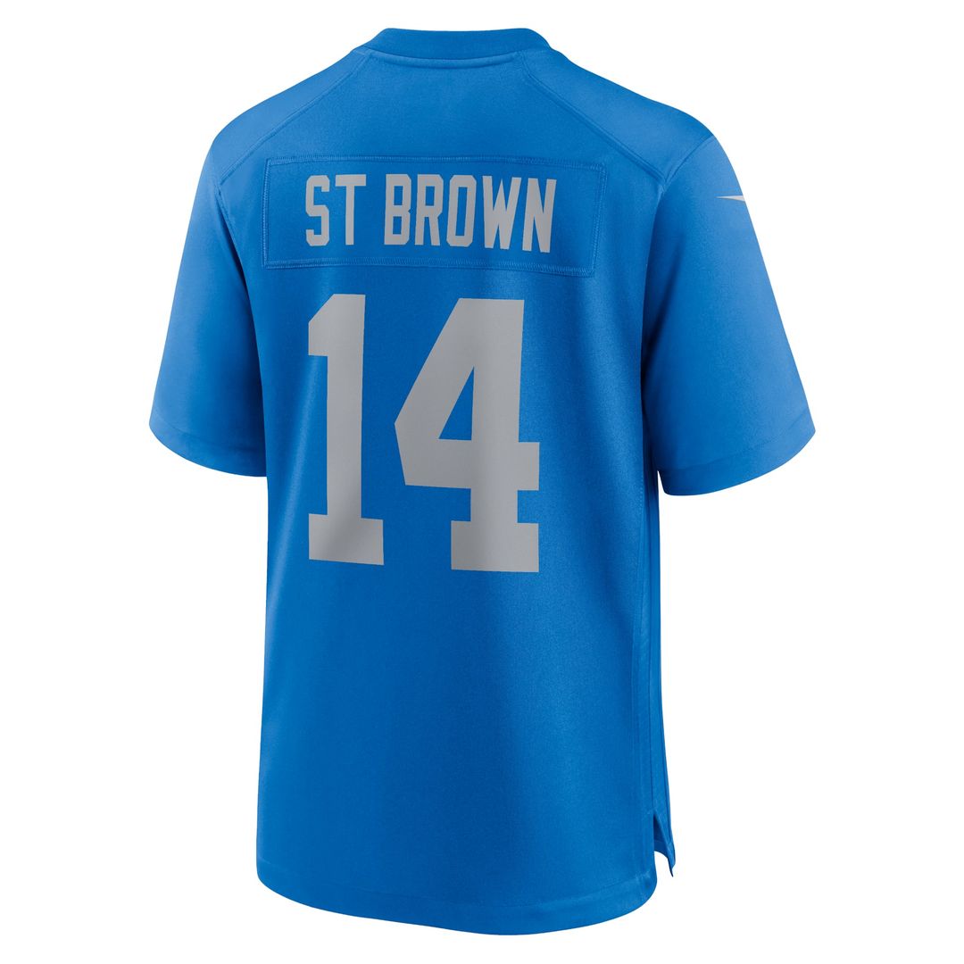 Detroit Lions Amon - Ra St. Brown Nike Blue Alternate Game product image 3