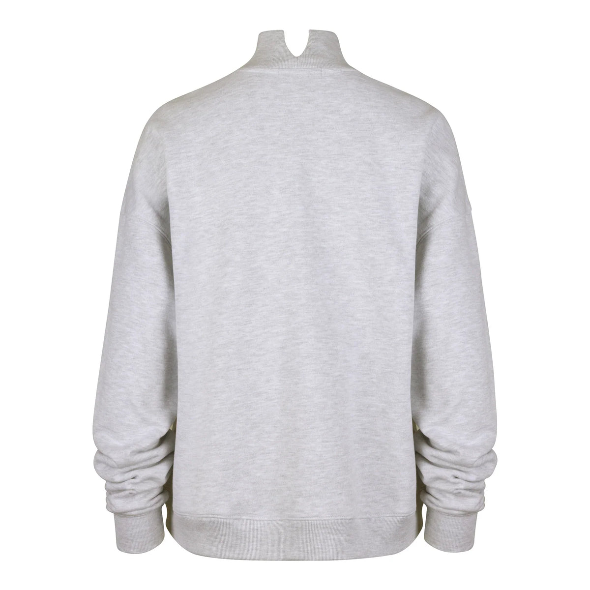 Montreal Canadiens NHL 47 Brand Women Grey Vantage Mock Neck Crew Sweater product image 2, provided for visual reference and