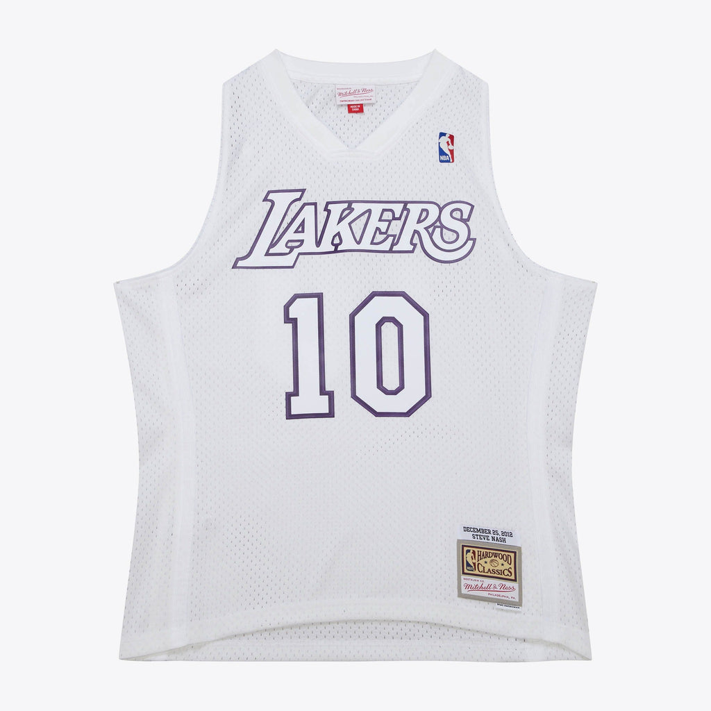 Steve Nash Los Angeles Lakers 2012 Day Authentic White product image 3