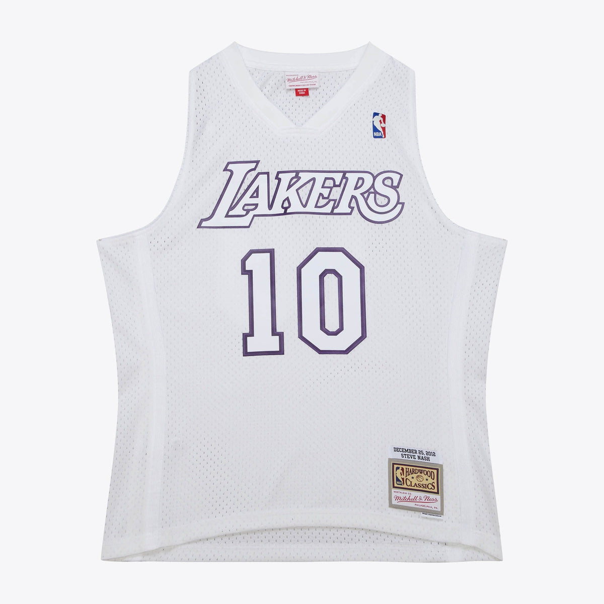 Steve Nash Los Angeles Lakers 2012 Day Authentic White product image 3