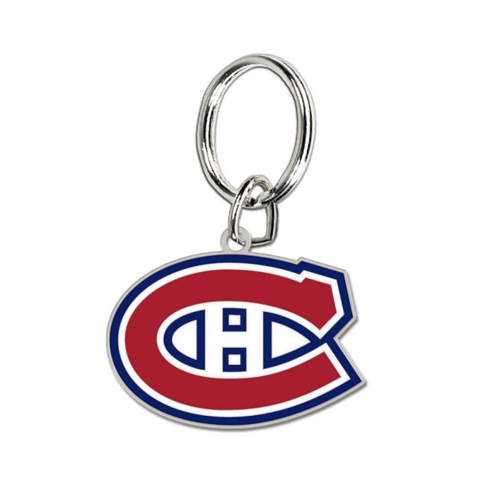 Montreal Canadiens NHL WinCraft Team Logo Premium Keychain product image 1, provided for visual reference and product detail