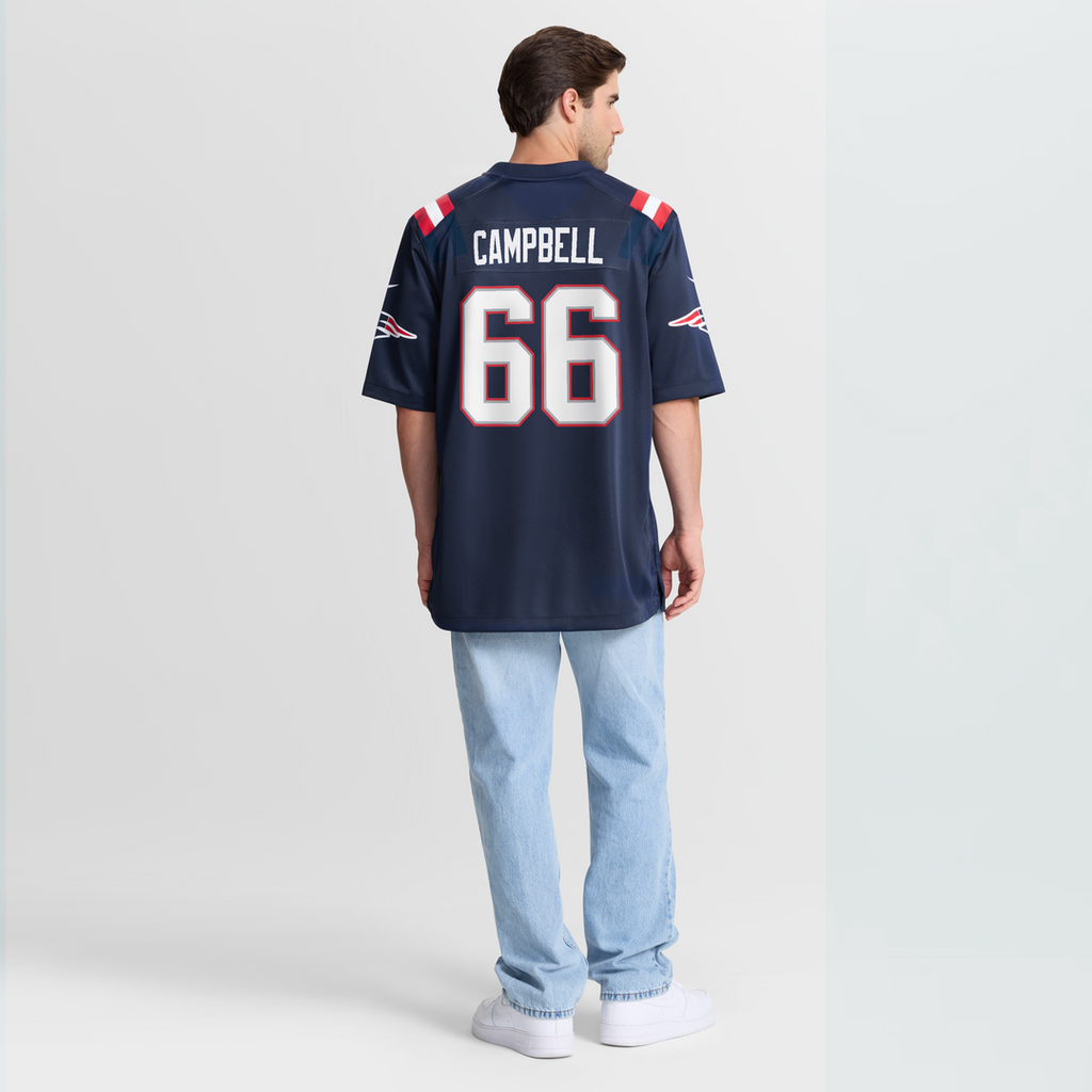 New England Patriots Will Campbell Nike Navy Game Jersey product image 5