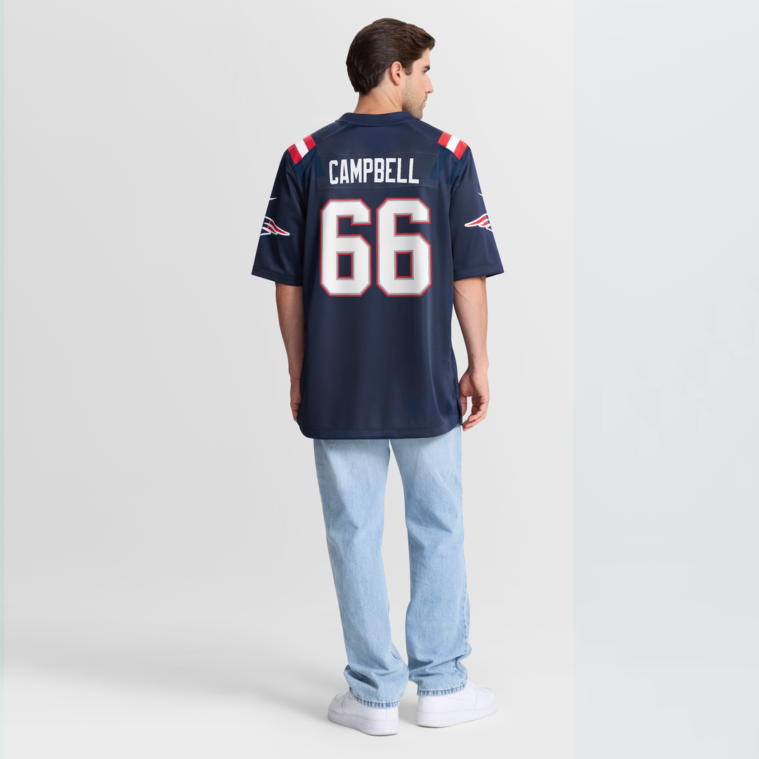 New England Patriots Will Campbell Nike Navy Game Jersey product image 5