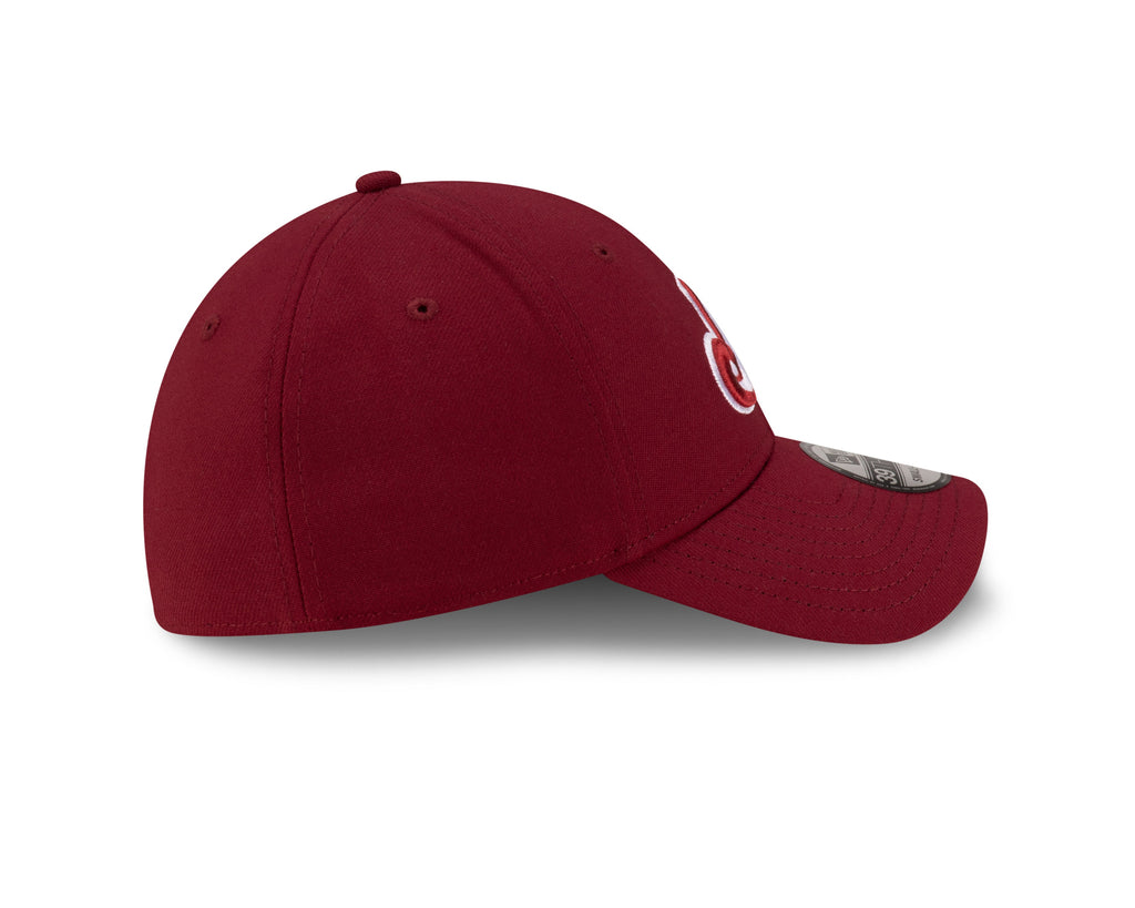Montreal Expos MLB New Era Men Maroon 39Thirty Team Classic Stretch Fit Hat product image 5, provided for visual reference
