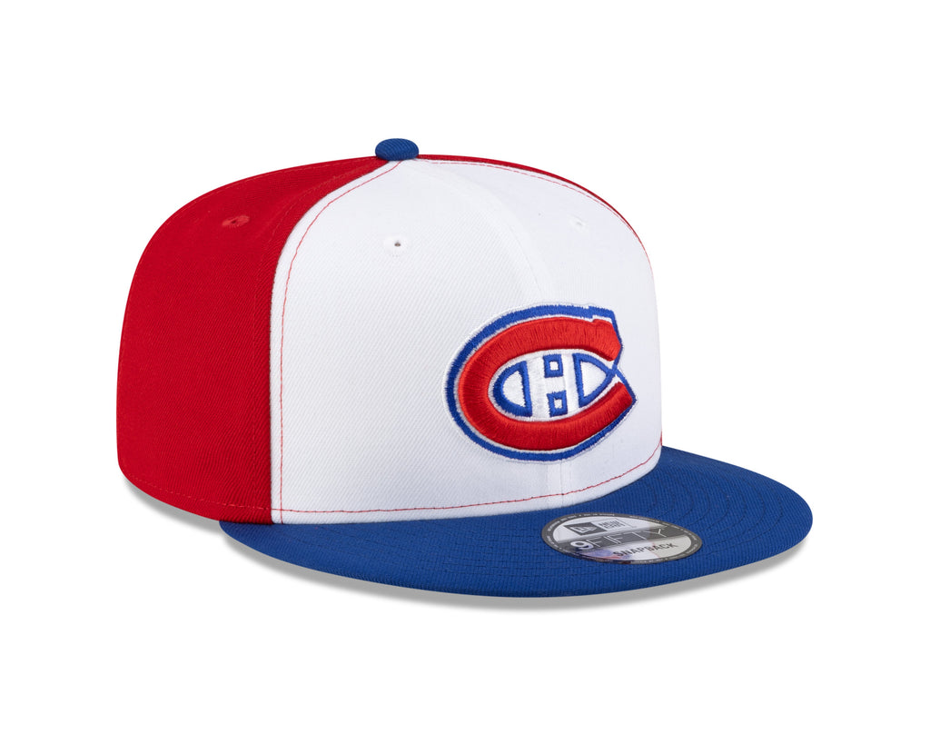 Montreal Canadiens NHL New Era Men Tricolor 9Fifty Snapback product image 5, provided for visual reference and product