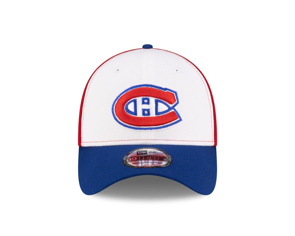 Montreal Canadiens NHL New Era Men Tricolor 39Thirty Team Classic Stretch Fit Hat product image 4, provided for visual