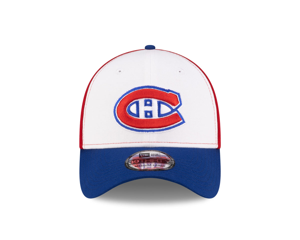 Montreal Canadiens NHL New Era Men Tricolor 39Thirty Team Classic Stretch Fit Hat product image 4, provided for visual