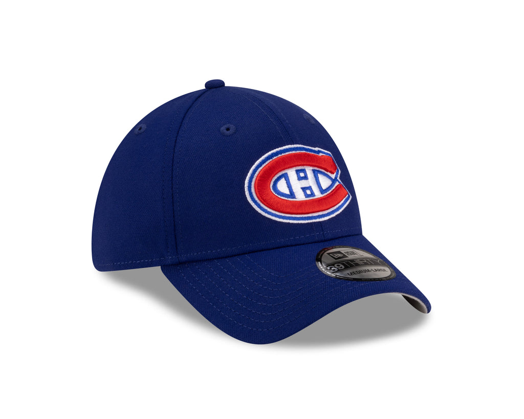 Montreal Canadiens NHL New Era Men Royal Blue 39Thirty Team Classic Stretch Fit Hat product image 6, provided for visual