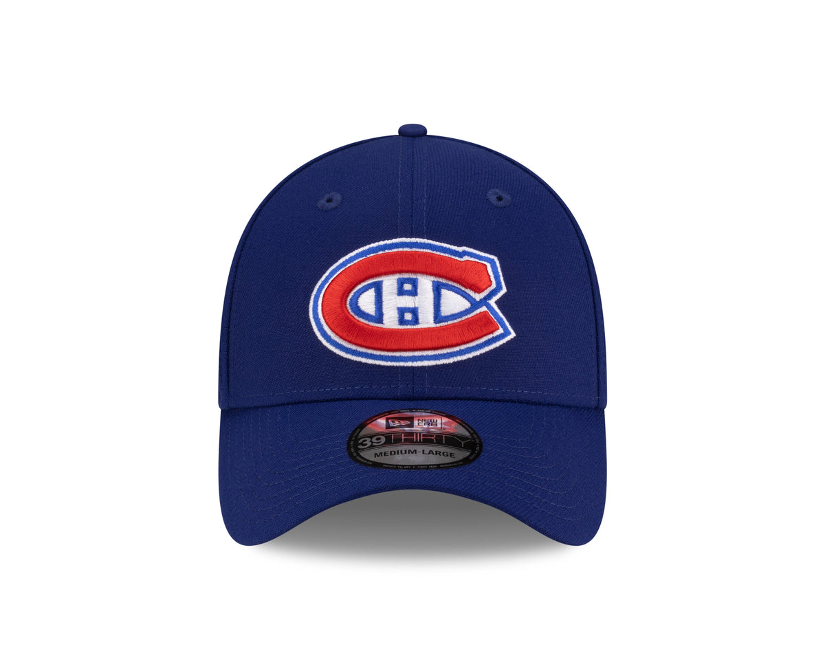 Montreal Canadiens NHL New Era Men Royal Blue 39Thirty Team Classic Stretch Fit Hat product image 7, provided for visual