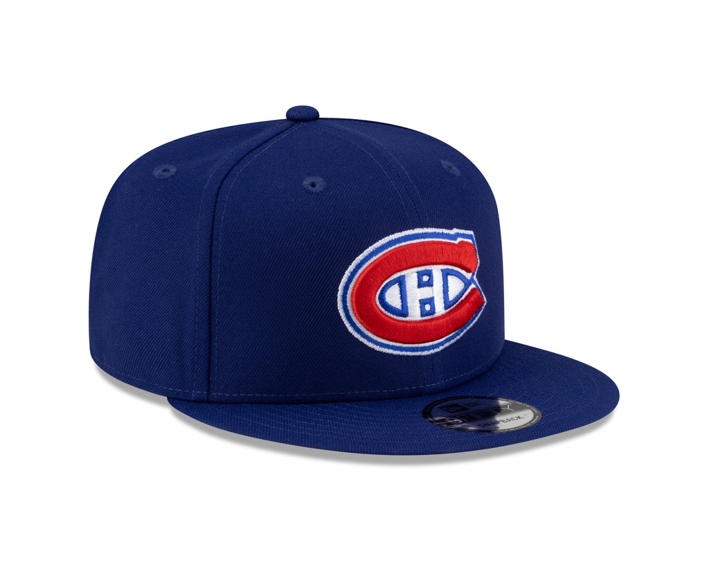Montreal Canadiens NHL New Era Men Royal Blue 9Fifty Basic Snapback product image 4, provided for visual reference and