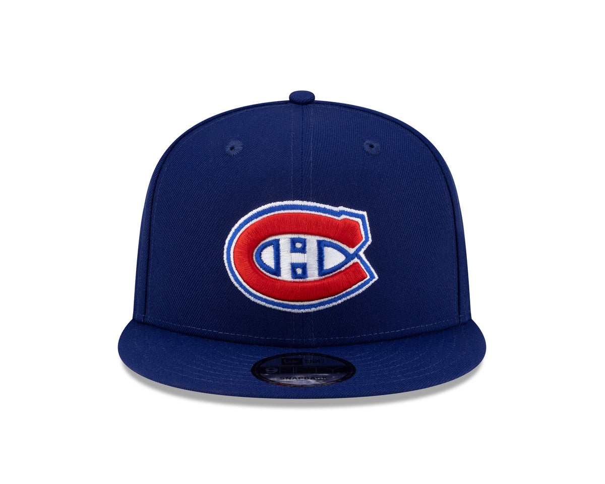 Montreal Canadiens NHL New Era Men Royal Blue 9Fifty Basic Snapback product image 5, provided for visual reference and