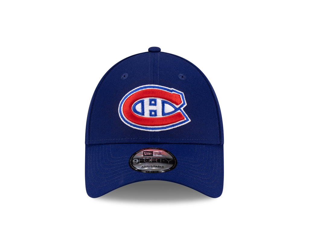 Montreal Canadiens NHL New Era Men Dark Royal 9Forty The League Adjustable Hat product image 6, provided for visual