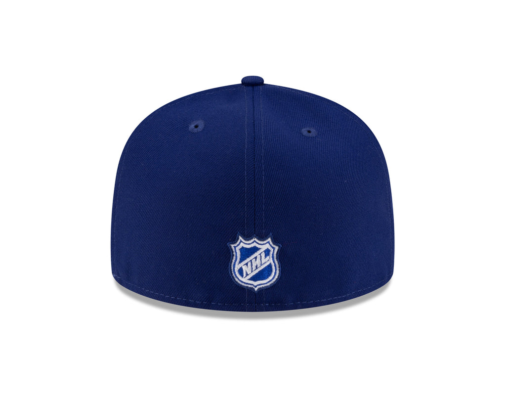 Montreal Canadiens NHL New Era Men Royal Blue 59Fifty Fitted Hat product image 2, provided for visual reference and product