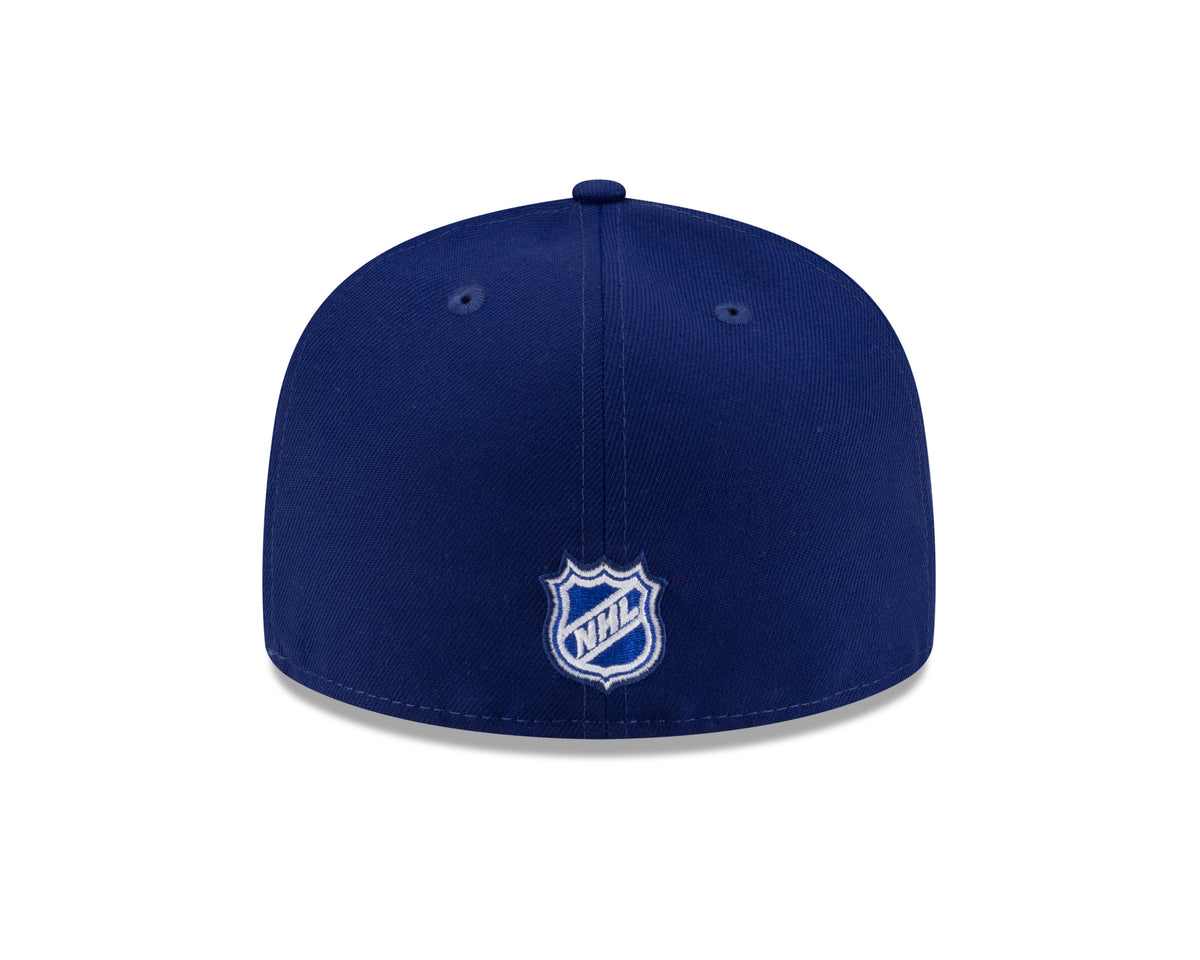 Montreal Canadiens NHL New Era Men Royal Blue 59Fifty Fitted Hat product image 2, provided for visual reference and product