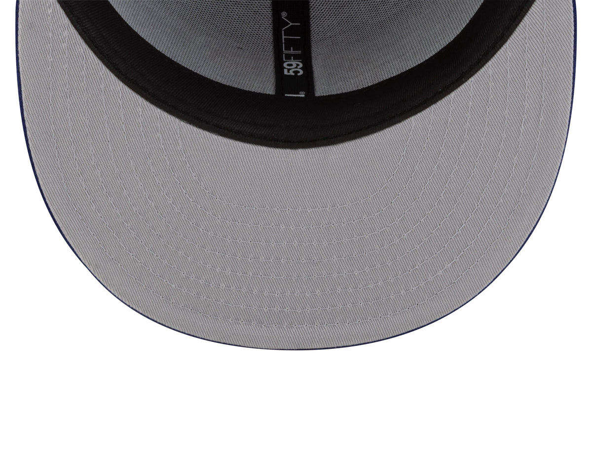 Montreal Canadiens NHL New Era Men Royal Blue 59Fifty Fitted Hat product image 3, provided for visual reference and product