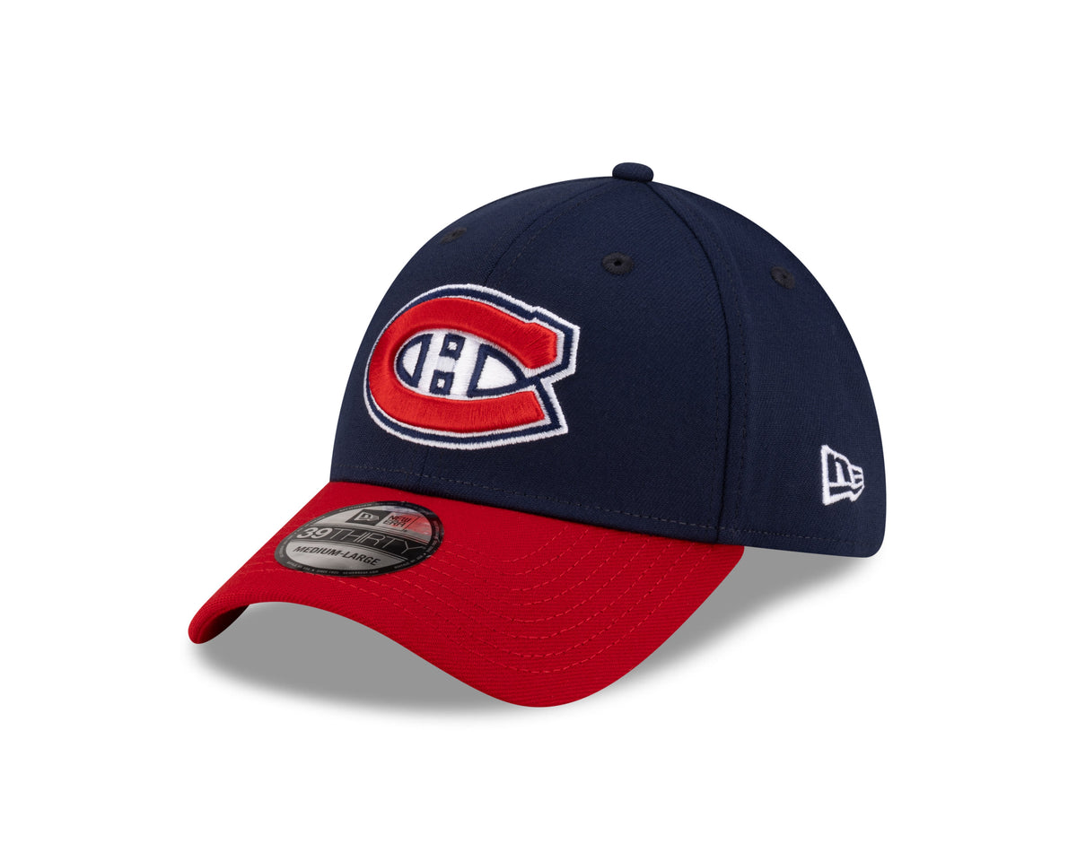 Montreal Canadiens NHL New Era Men Navy/Red 39Thirty Team Classic Stretch Fit Hat product image 1, provided for visual