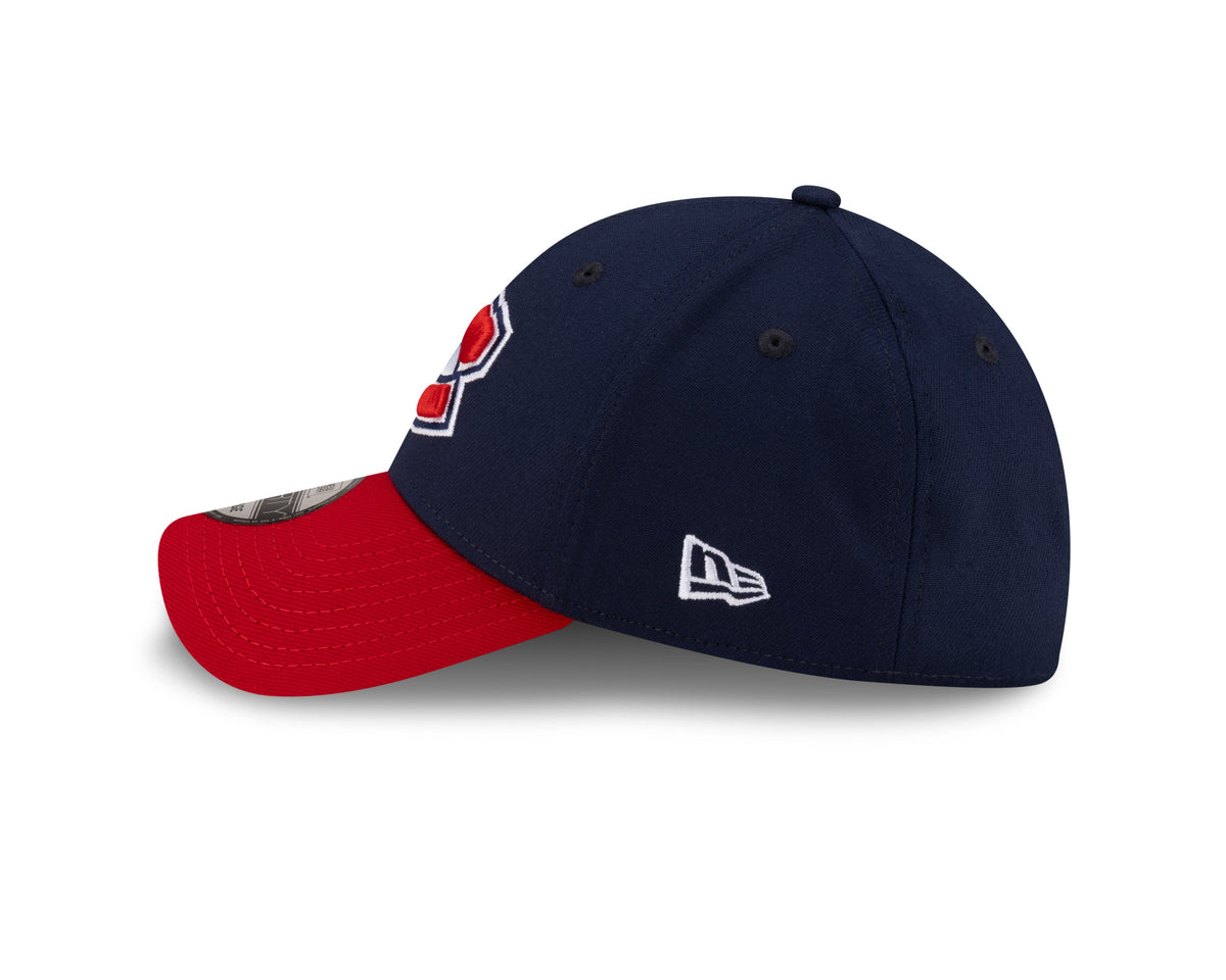Montreal Canadiens NHL New Era Men Navy/Red 39Thirty Team Classic Stretch Fit Hat product image 6, provided for visual