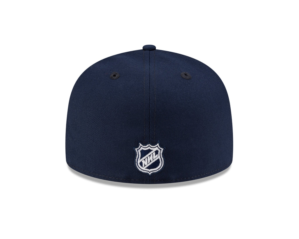 Montreal Canadiens NHL New Era Men Navy/Red Two Tone 59Fifty Fitted Hat product image 2, provided for visual reference and