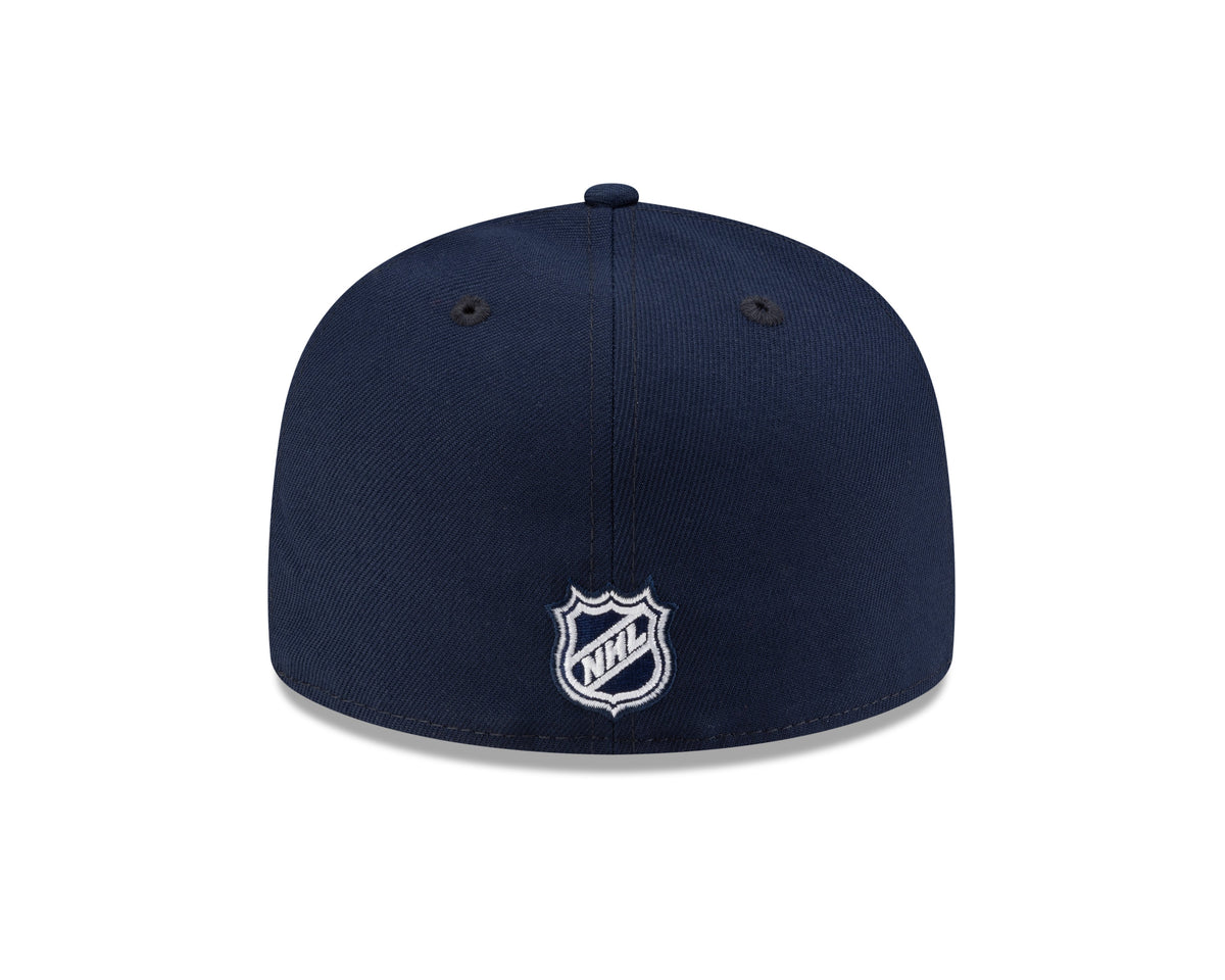 Montreal Canadiens NHL New Era Men Navy/Red Two Tone 59Fifty Fitted Hat product image 2, provided for visual reference and