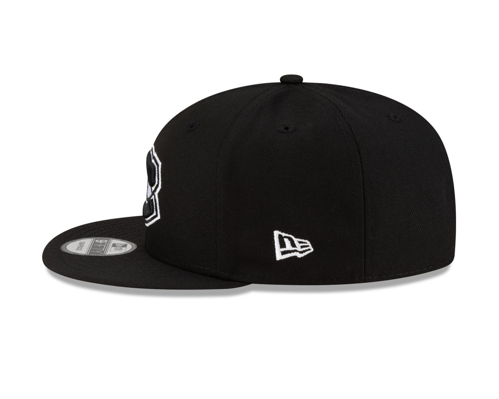 Montreal Canadiens NHL New Era Men Black/White 9Fifty Basic Snapback product image 7, provided for visual reference and