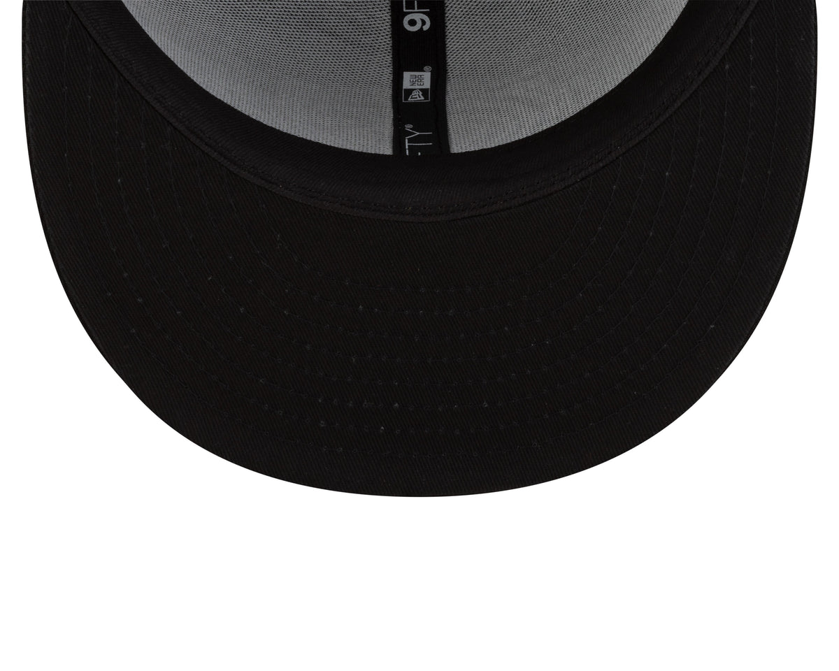 Montreal Canadiens NHL New Era Men Black/White 9Fifty Basic Snapback product image 4, provided for visual reference and