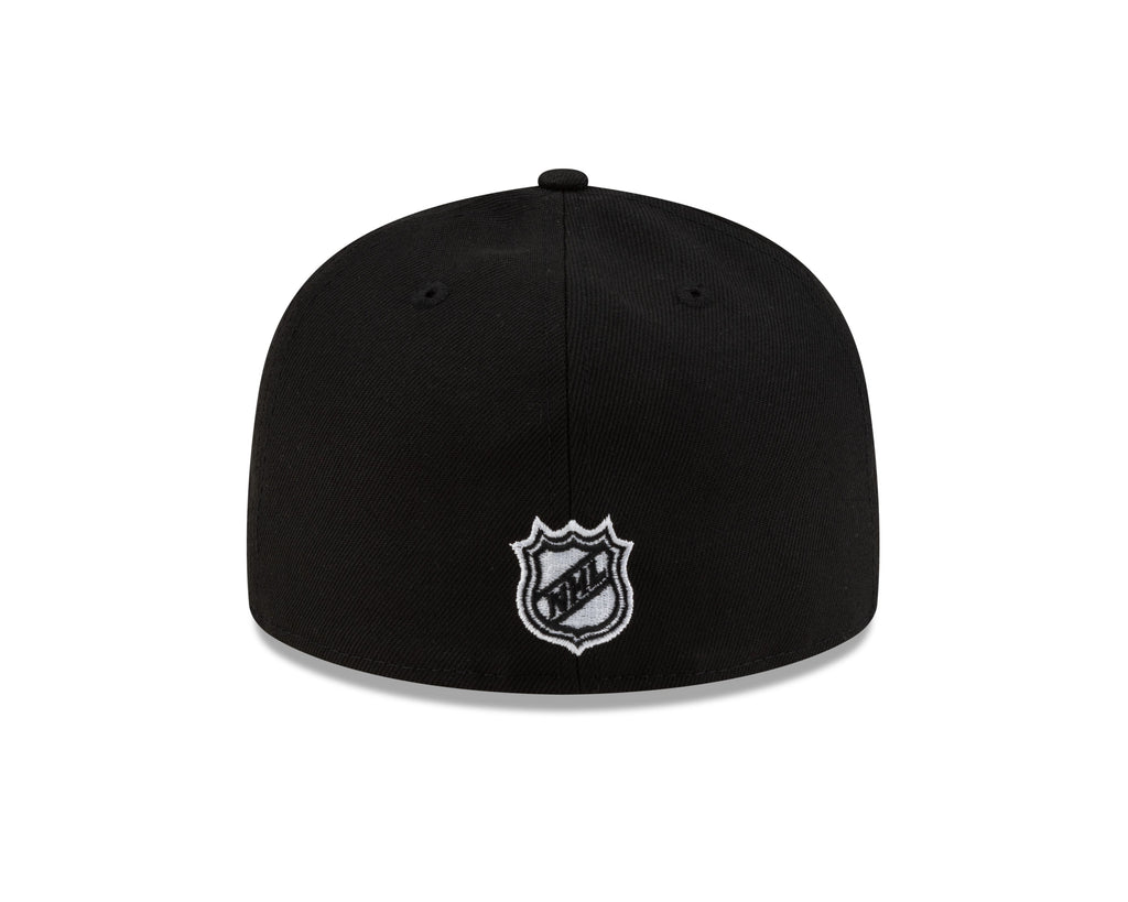 Montreal Canadiens NHL New Era Men Black/White 59Fifty Fitted Hat product image 2, provided for visual reference and product