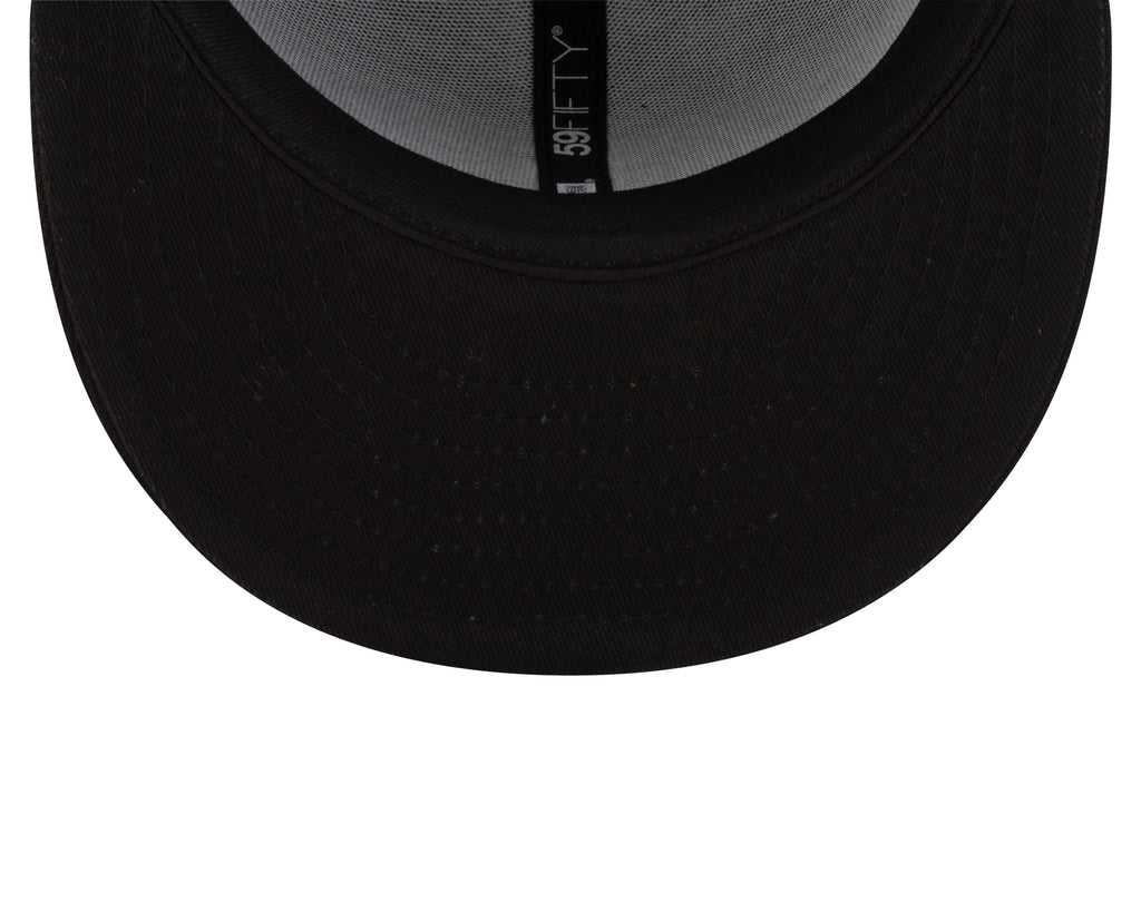 Montreal Canadiens NHL New Era Men Black/White 59Fifty Fitted Hat product image 4, provided for visual reference and product