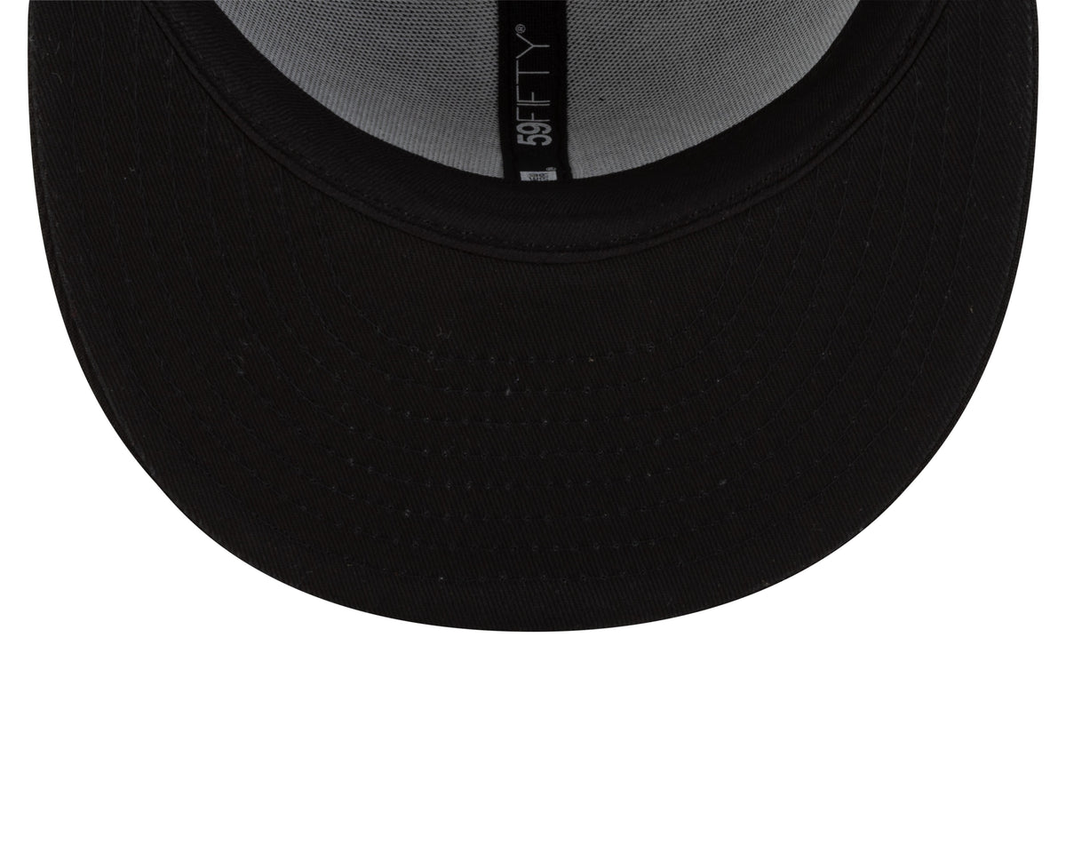 Montreal Canadiens NHL New Era Men Black/White 59Fifty Fitted Hat product image 4, provided for visual reference and product