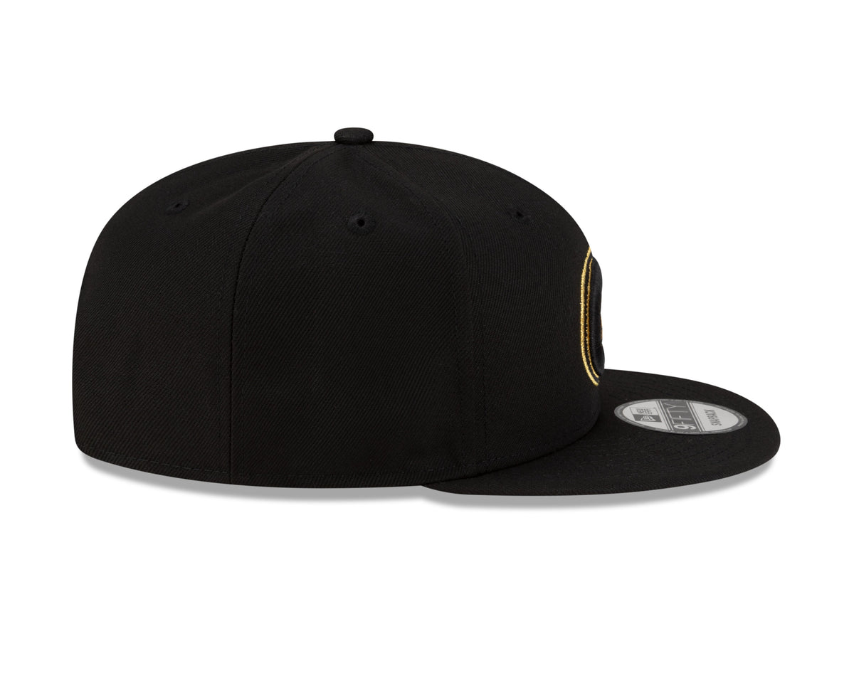 Montreal Canadiens NHL New Era Men Black 9Fifty Gold Logo Snapback product image 4, provided for visual reference and