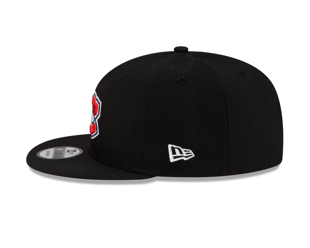 Montreal Canadiens NHL New Era Men Black 9Fifty Basic Snapback product image 7, provided for visual reference and product