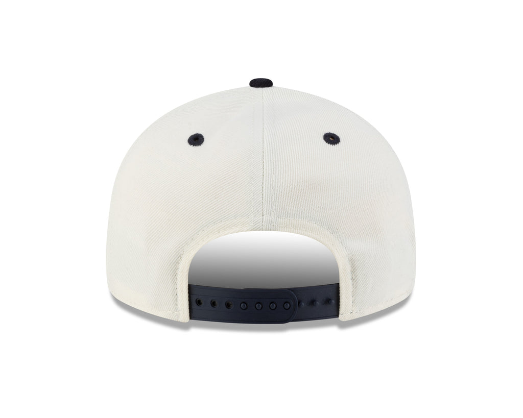 Montreal Royals MiLB New Era Men Chrome White/Navy 9Fifty Retro Crown Snapback product image 2, provided for visual