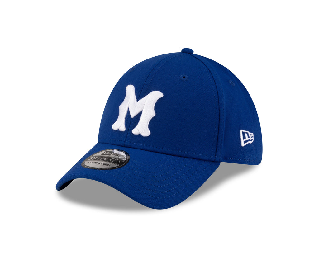 Montreal Royals MiLB New Era Men Royal Blue 39Thirty Stretch Fit Hat product image 6, provided for visual reference and