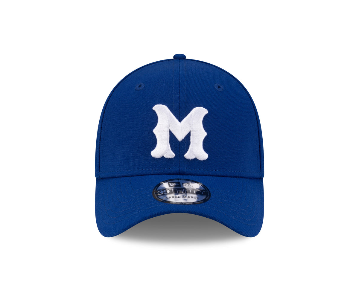 Montreal Royals MiLB New Era Men Royal Blue 39Thirty Stretch Fit Hat product image 7, provided for visual reference and
