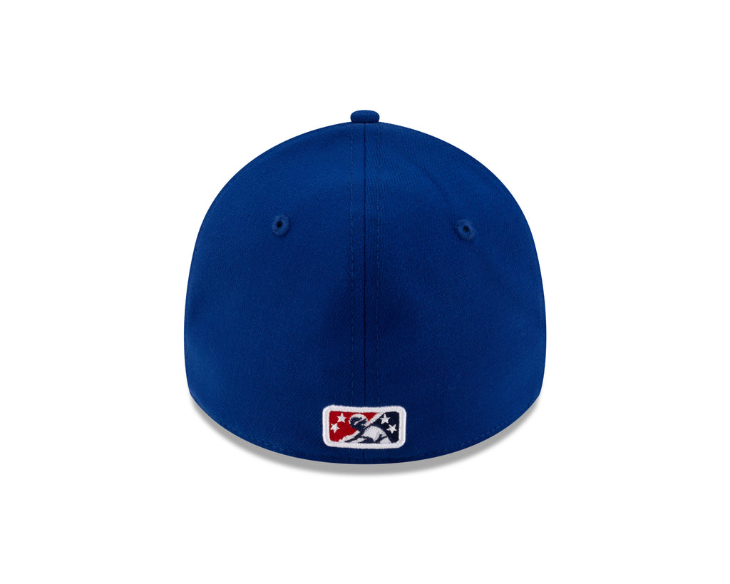 Montreal Royals MiLB New Era Men Royal Blue 39Thirty Stretch Fit Hat product image 2, provided for visual reference and