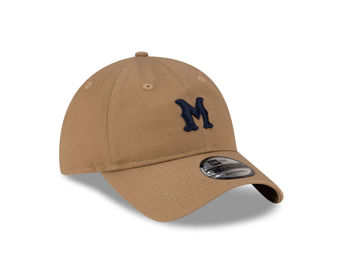 Montreal Royals MiLB New Era Men Khaki 9Twenty Core Classic Adjustable Hat product image 3, provided for visual reference